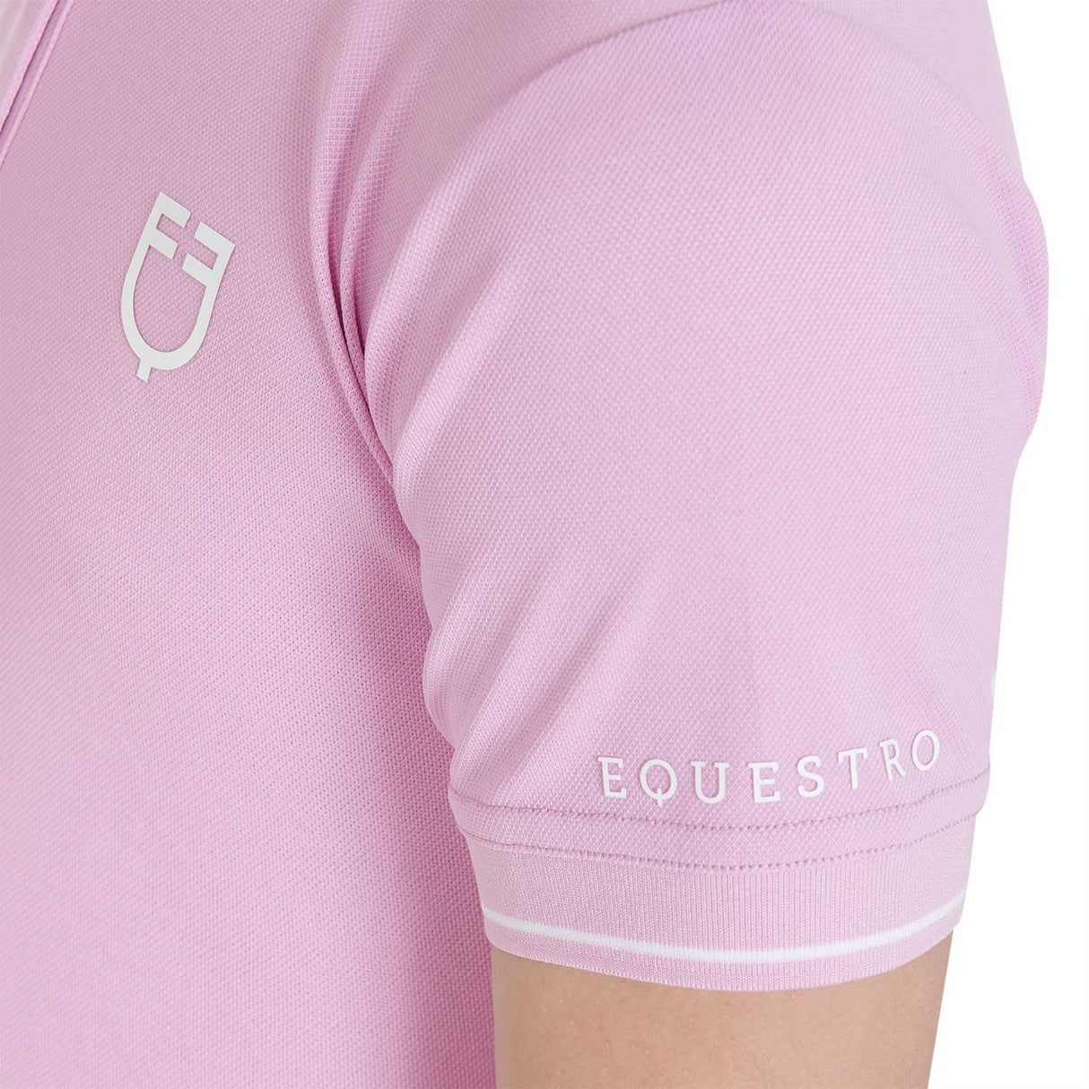 Equestro Kids' Slim Fit Polo Shirt In Antibacterial Technical Fabric