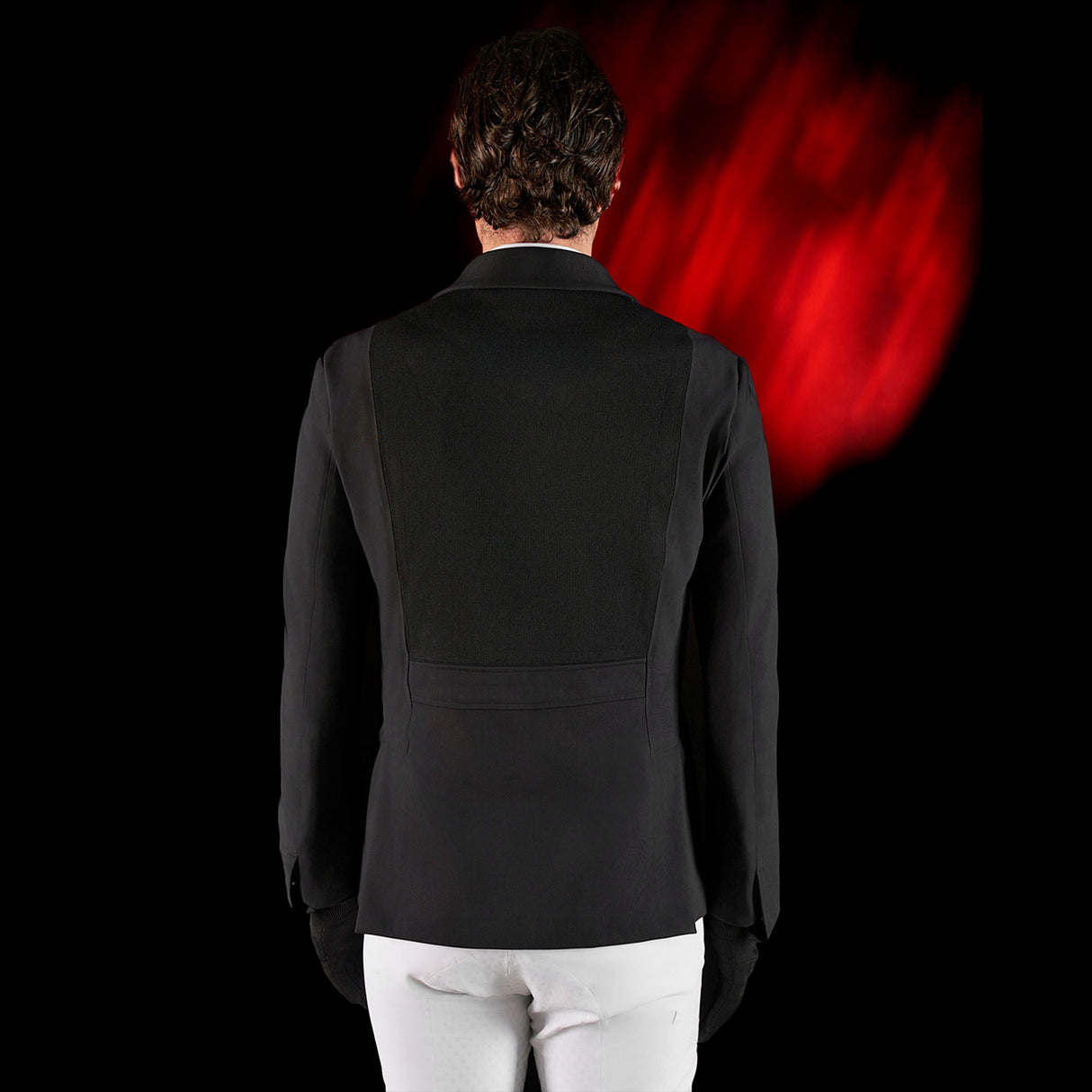 Equestro Equestro Ridertechnology Men's Competition Jacket Heat-Sealed Seams #colour_black