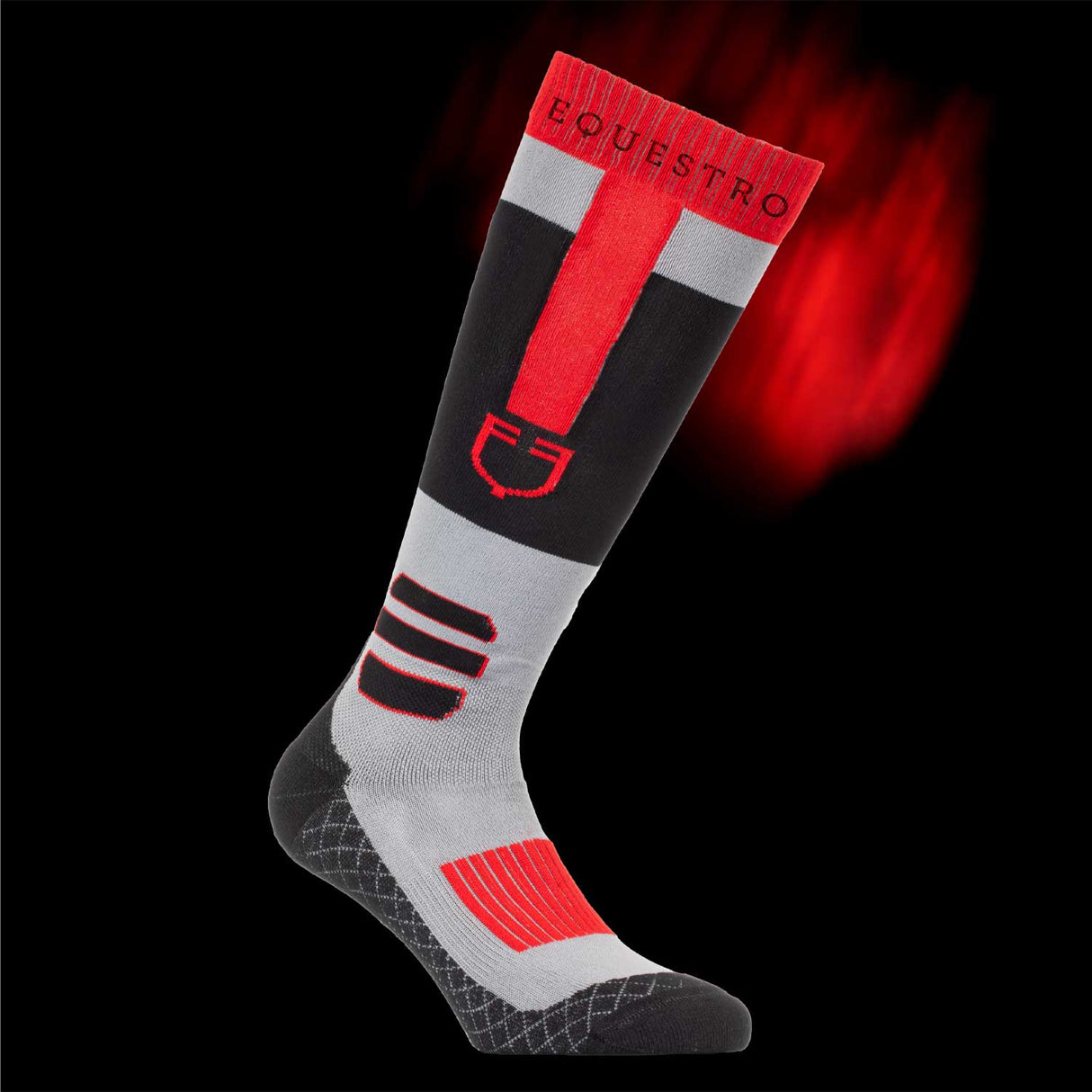 Equestro Unisex Socks In Breathable Technical Fabric