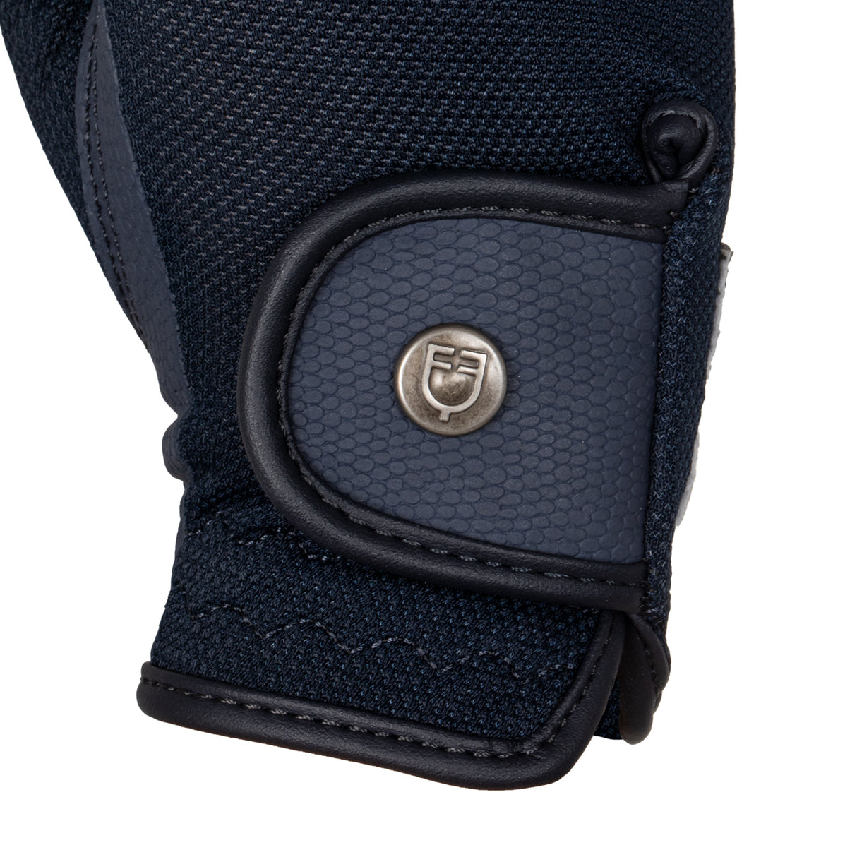 Equestro Unisex Gloves In Technical Fabric And Mesh #colour_blue