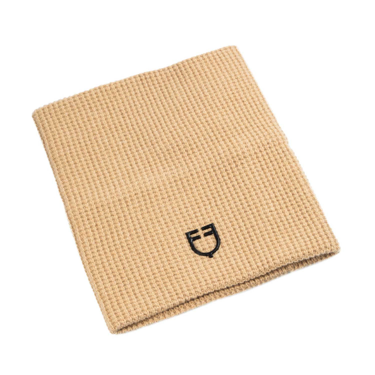 Equestro Unisex Wool Neck Gaiter #colour_beige