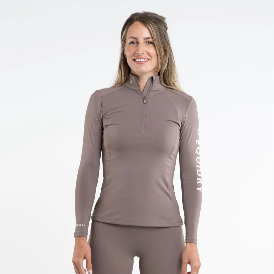 EQUIDRY Women's Water Repellent Base Layer #colour_mocha
