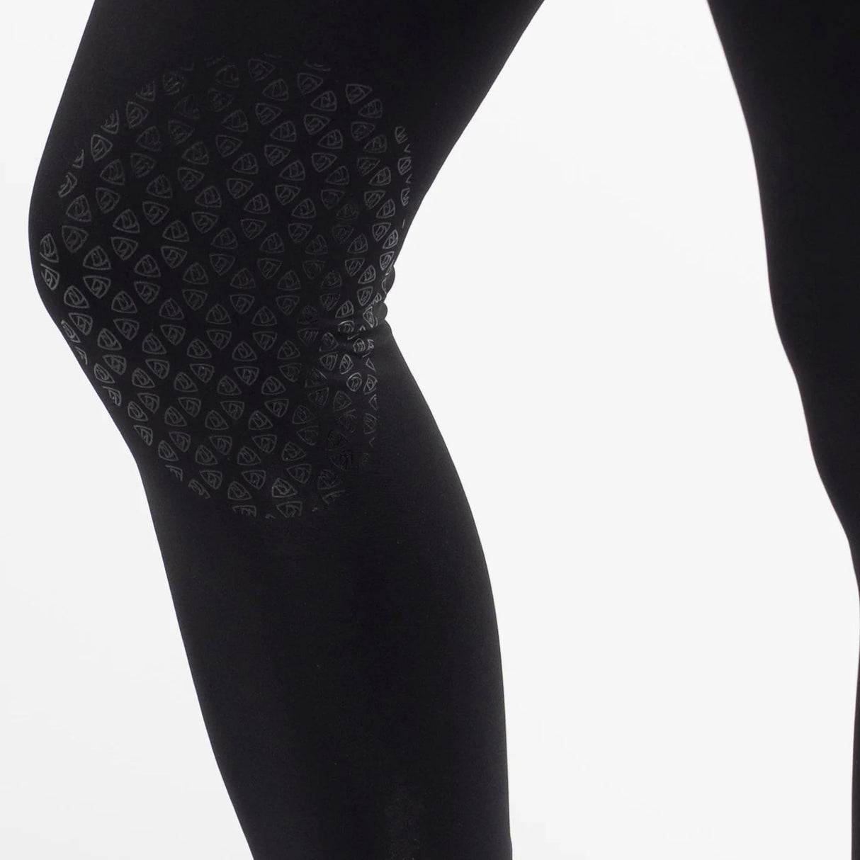 EQUIDRY Women's Water Repellent Leggings #colour_black-white