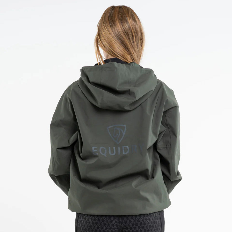 EQUIDRY Women's Storm Smock #colour_black-forest-green