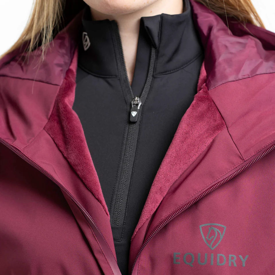 EQUIDRY Women's Storm Smock #colour_burgundy
