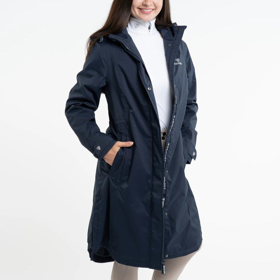 EQUIDRY Women's Bronte Riding Coat #colour_navy-blue