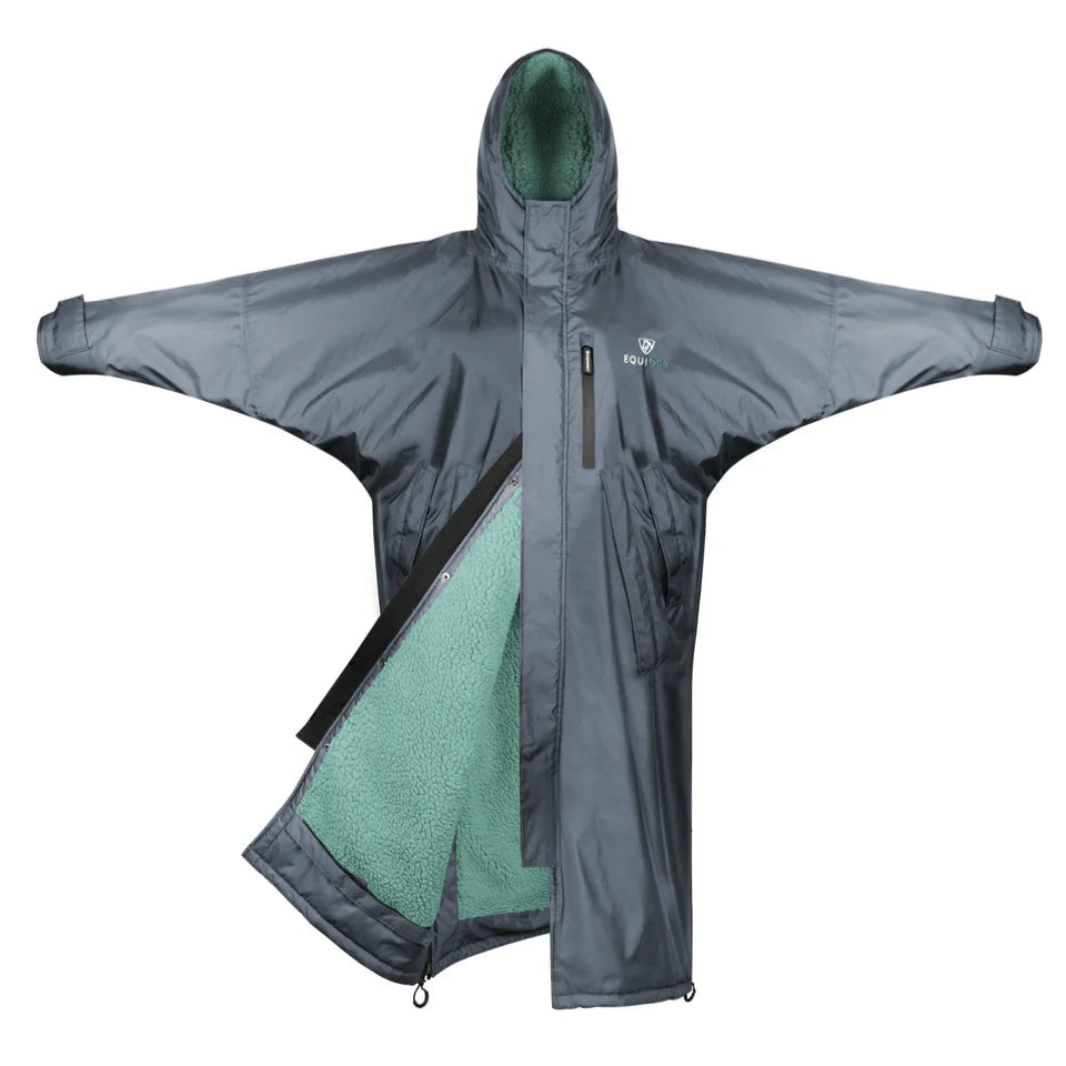 EQUIDRY Children's Thick Fleece Evolution #colour_grey-jade