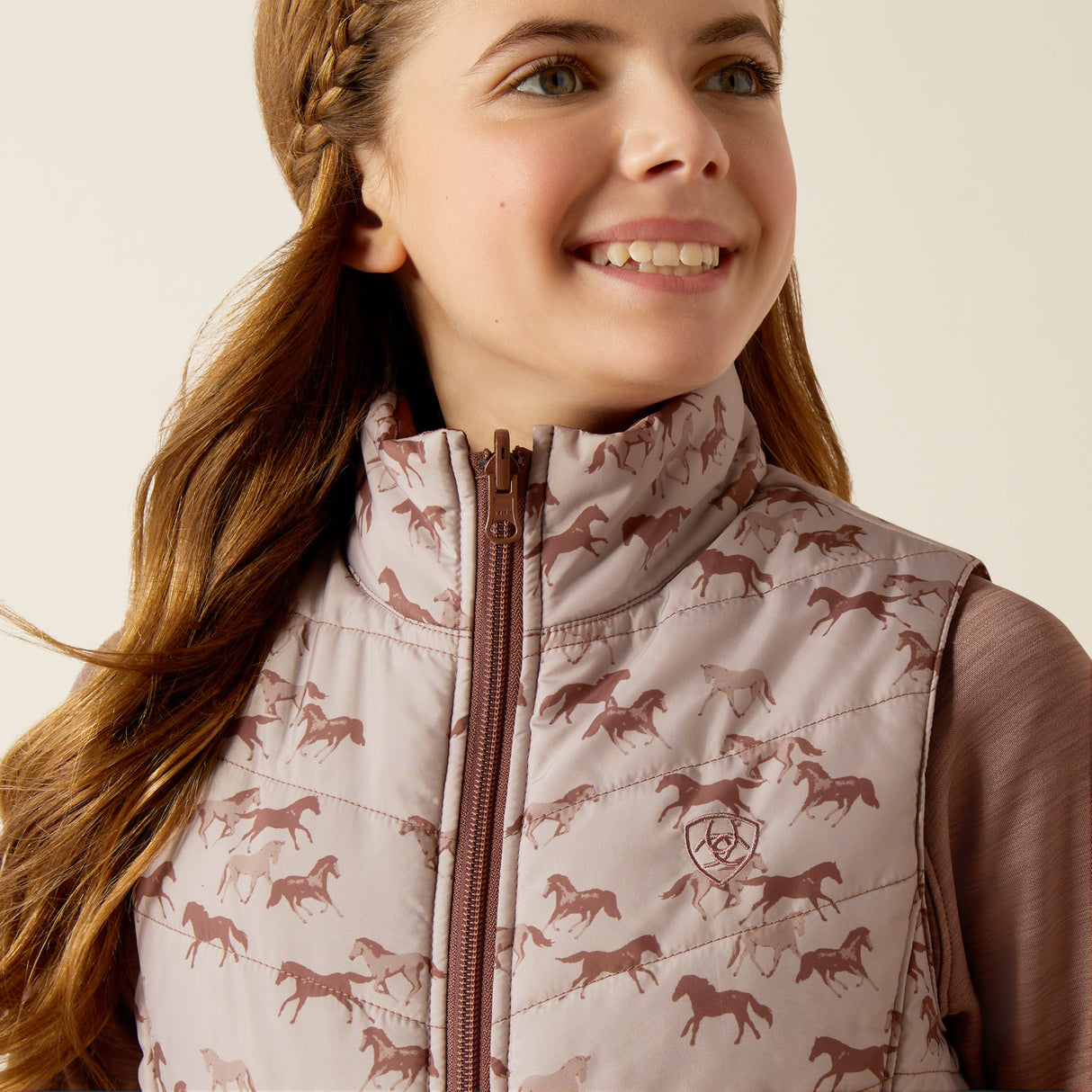 Ariat Youth Bella Insulated Reversible Vest #colour_multi