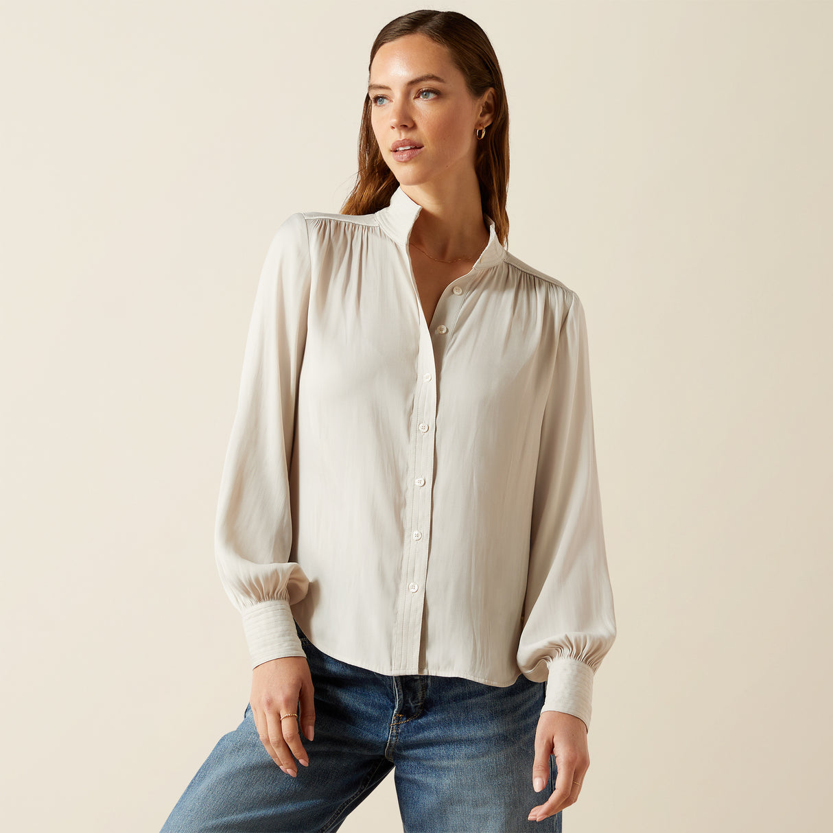 Ariat Women's Kildwick Blouse #colour_moonstruck