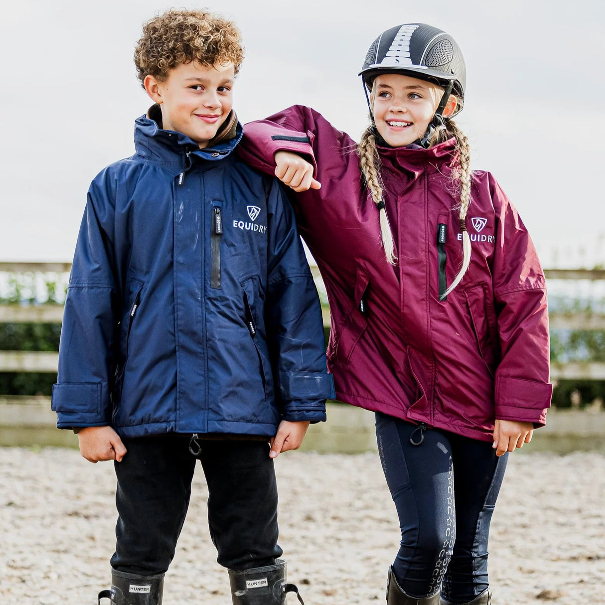 EQUIDRY Children's Thin Fleece Shortie #colour_navy-navy