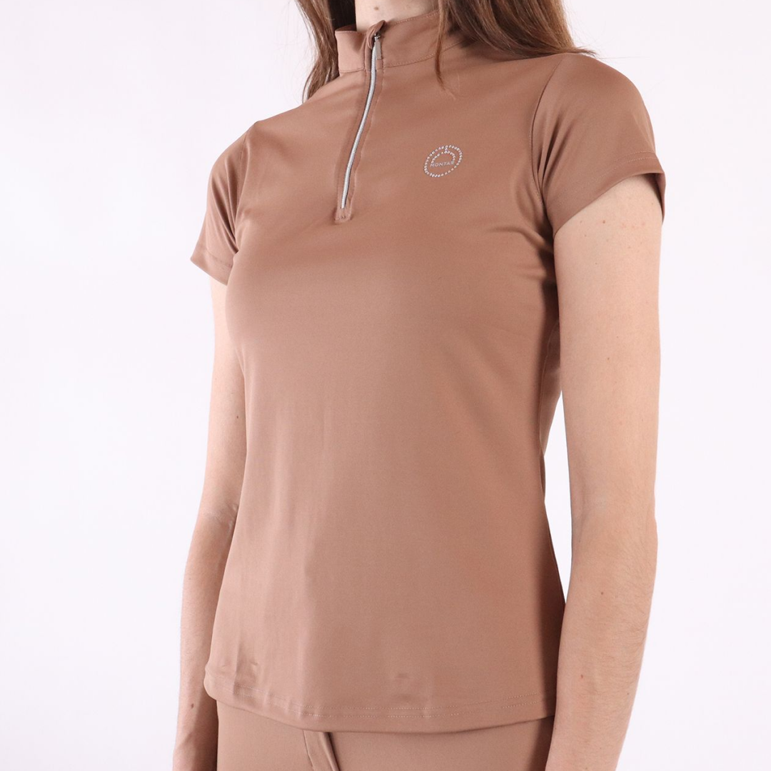 Montar Everly Clear Short Sleeve Top #colour_moonstone