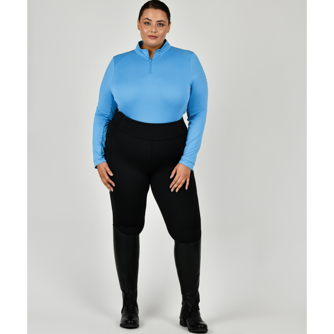Dublin Ladies Curve Everyday Riding Tights #colour_black