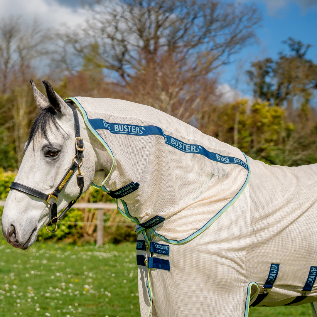 Horseware Ireland Amigo Bug Buster #colour_chalk-navy-blue-haze