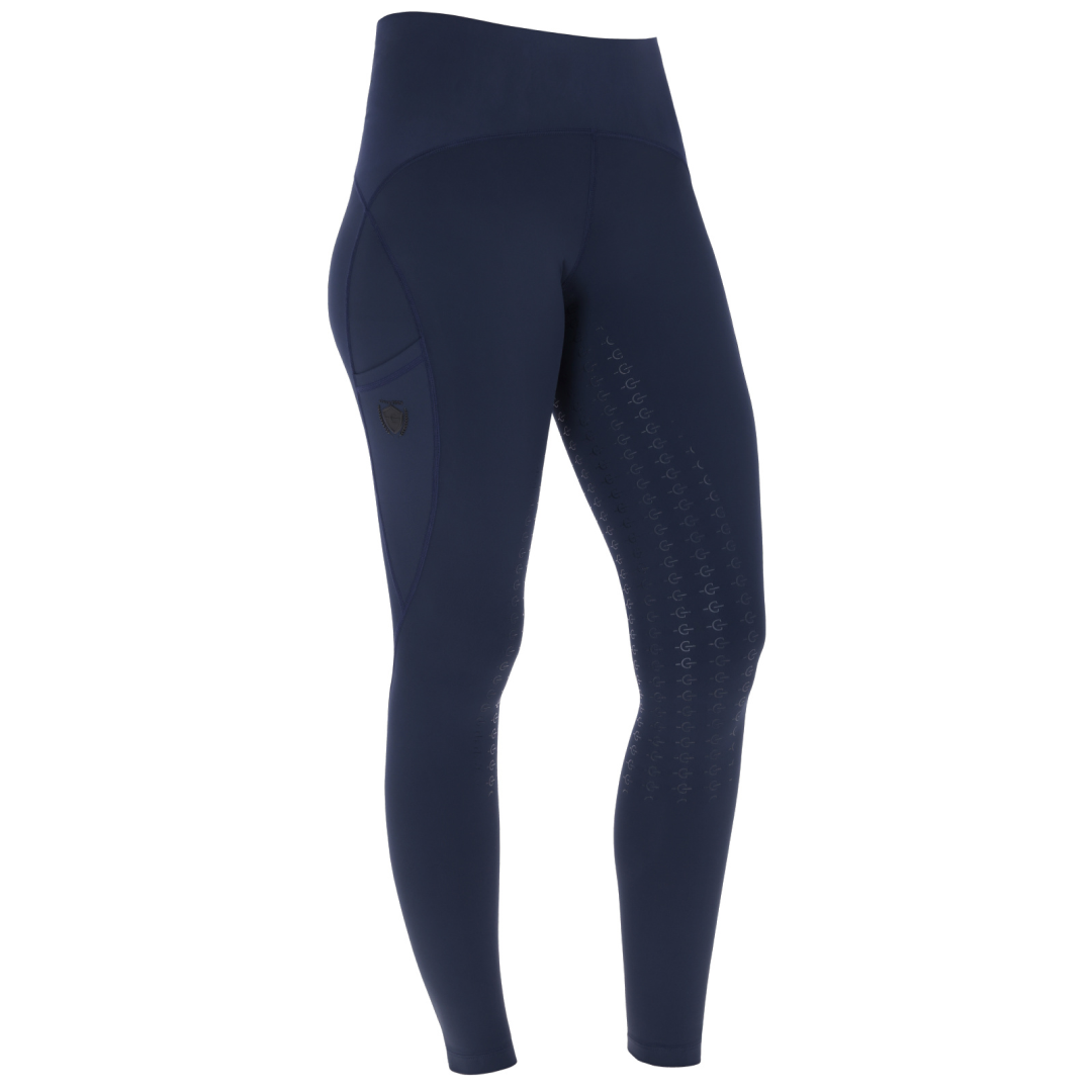 Covalliero Children's Riding Tights #colour_dark-navy