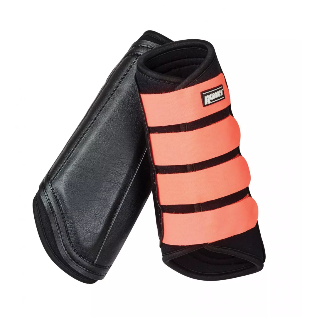 Roma Neoprene Brushing Boots #colour_black-orange