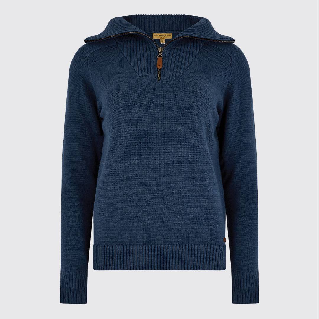 Dubarry Womens Rosmead Sweater #colour_peacock-blue