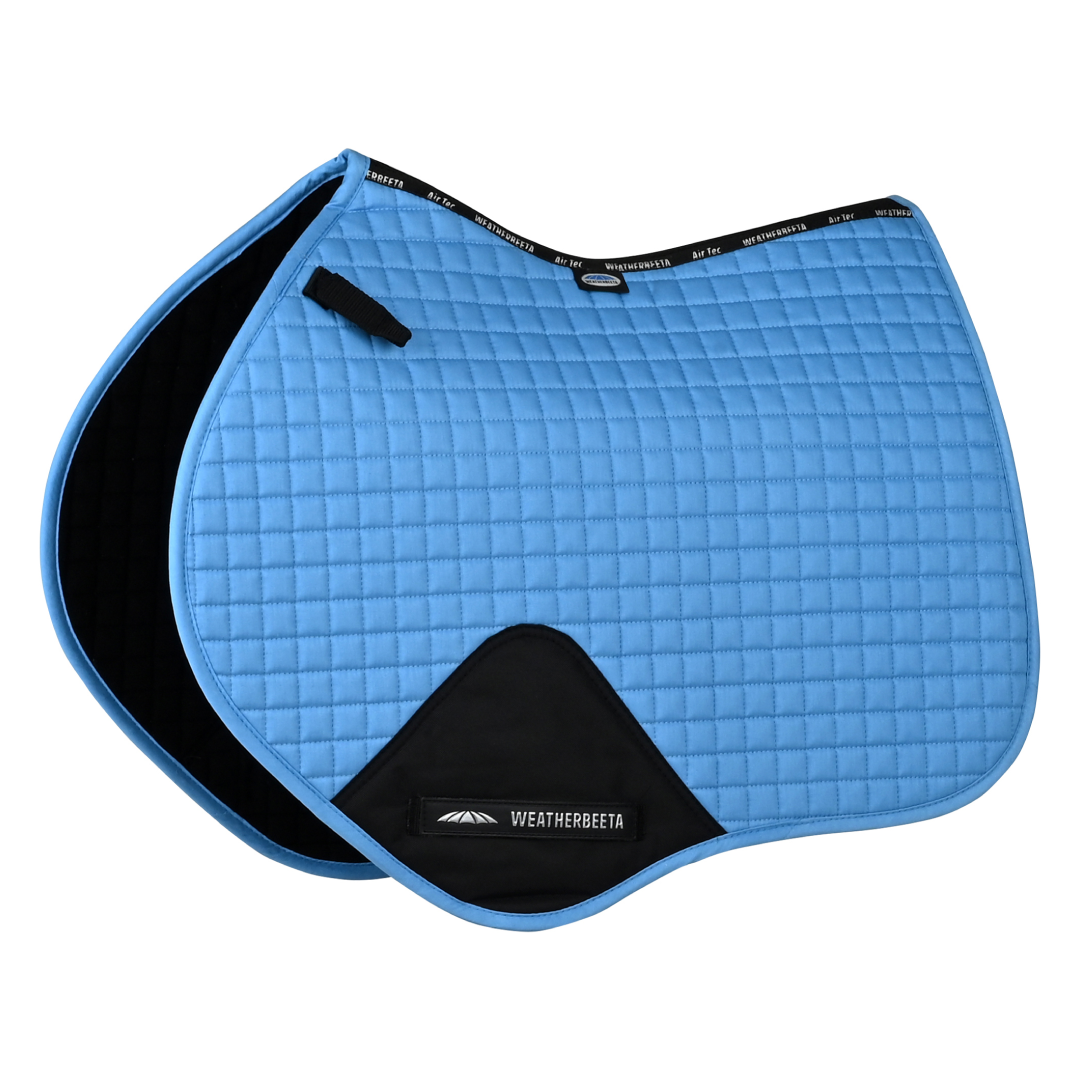 Weatherbeeta Prime Jump Saddle Pad #colour_coastal-blue