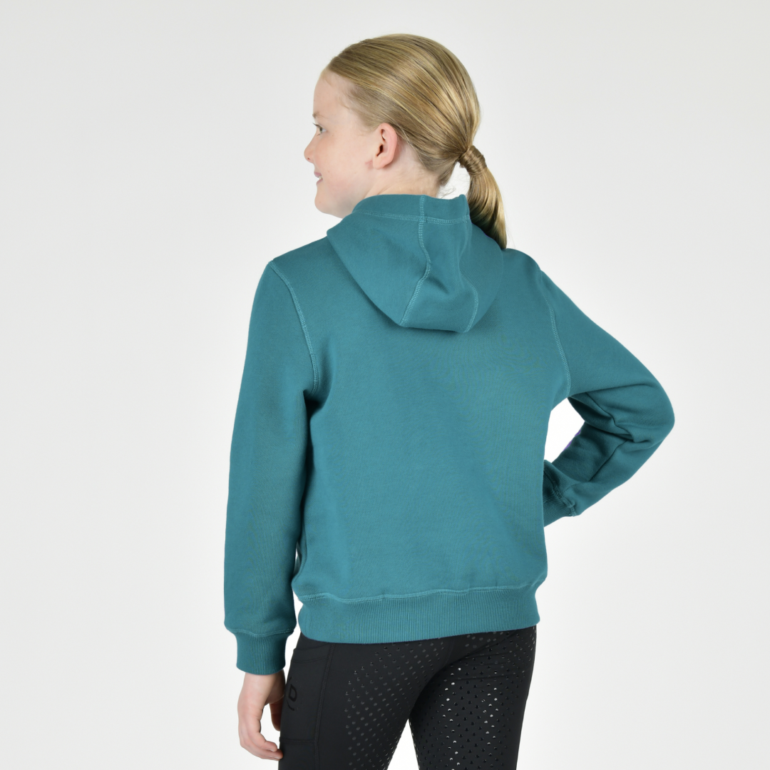 Dublin Childs Camile Contrast Tie Hoodie #colour_deep-lake