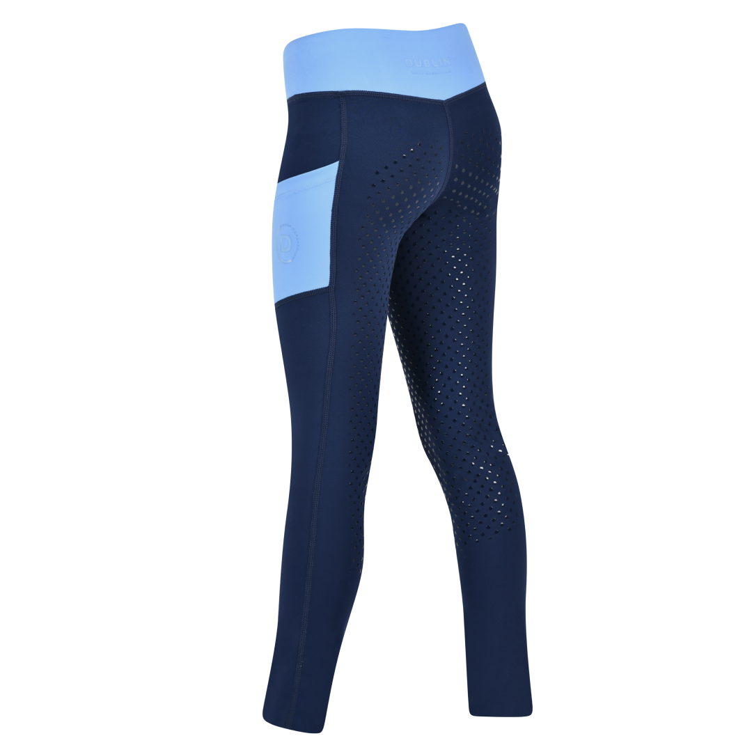 Dublin Childs Everyday Riding Tights #colour_naval-academy-coastal-blue