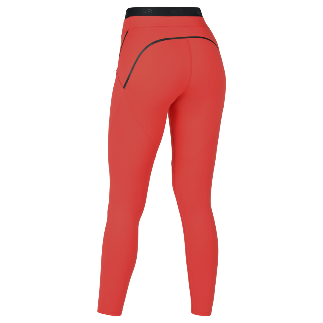 Weatherbeeta Toulon Ladies Lifestyle Tights #colour_bittersweet-red