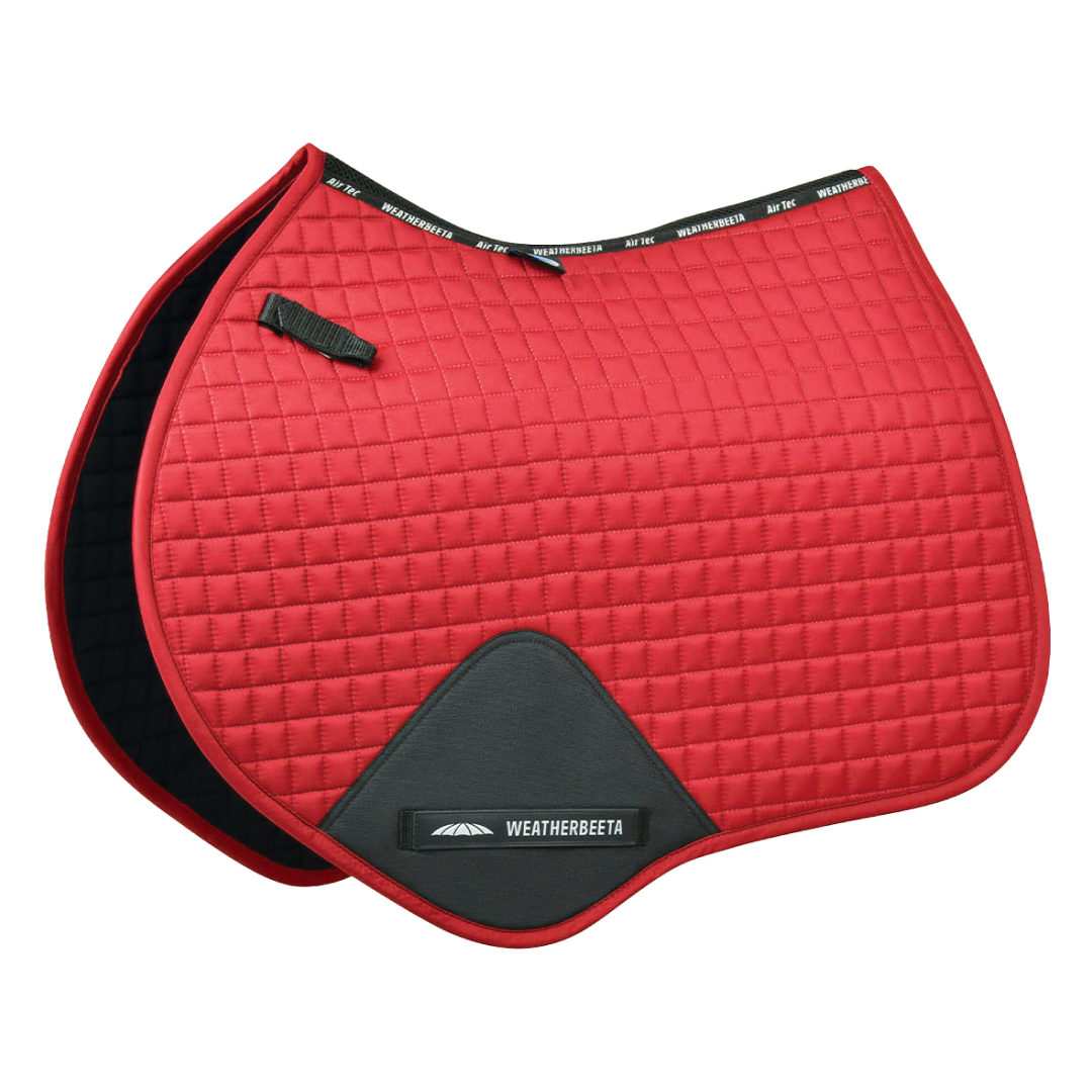 Weatherbeeta Prime Jump Saddle Pad #colour_bittersweet-red