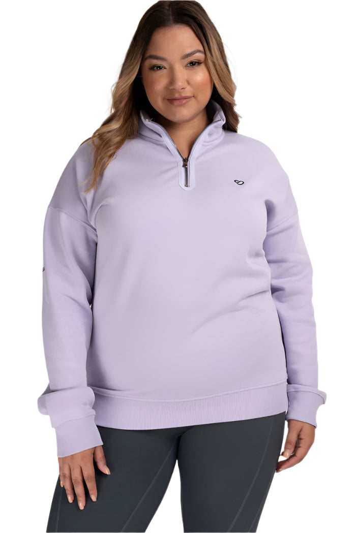 Mochara Half Zip Sweatshirt
#colour_lilac