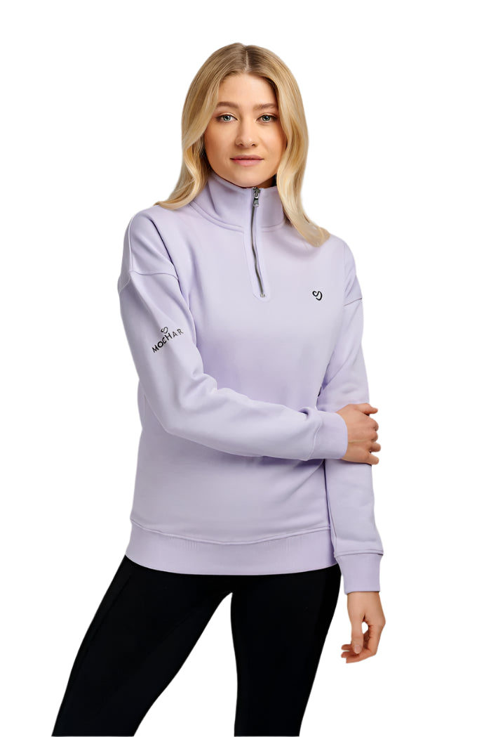Mochara Half Zip Sweatshirt
#colour_lilac