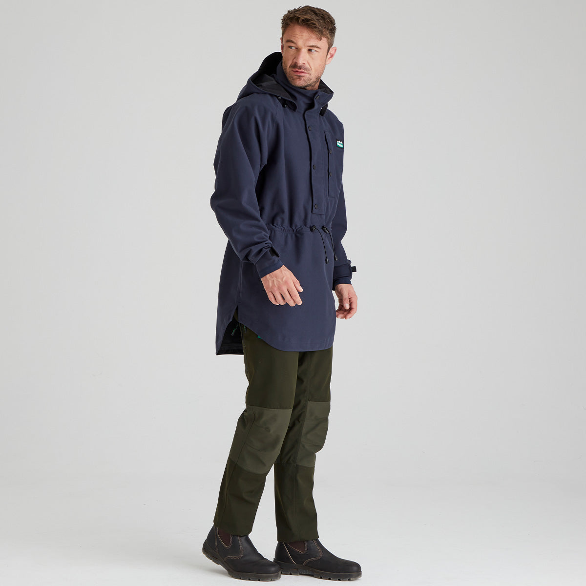 Ridgeline Mens Monsoon Classic Smock - New #colour_navy