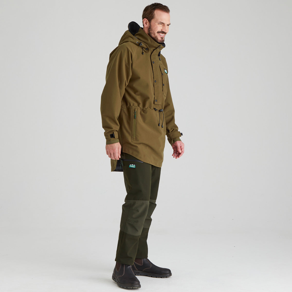 Ridgeline Mens Monsoon Classic Smock - New #colour_teak