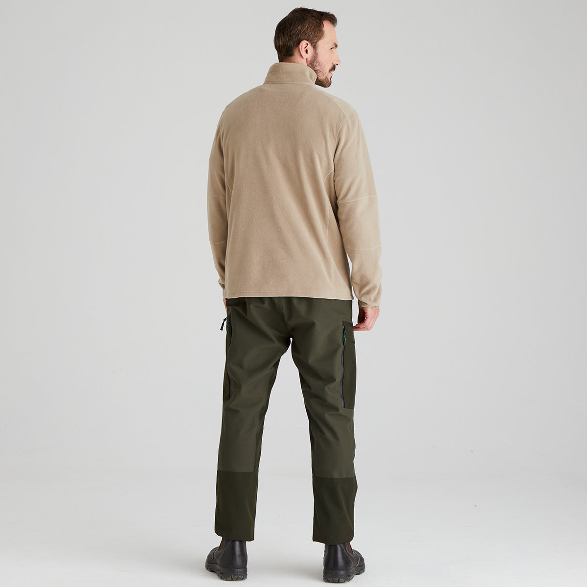 Ridgeline Mens Narvik Fleece - New #colour_roasted-cashew
