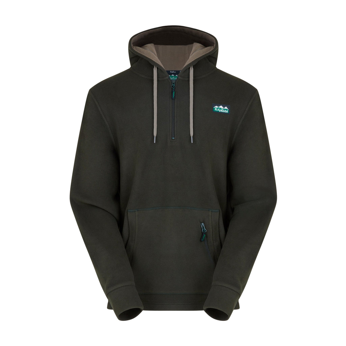 Ridgeline Ballistic Long Sleeved Fleece Hoodie #colour_deep-forest