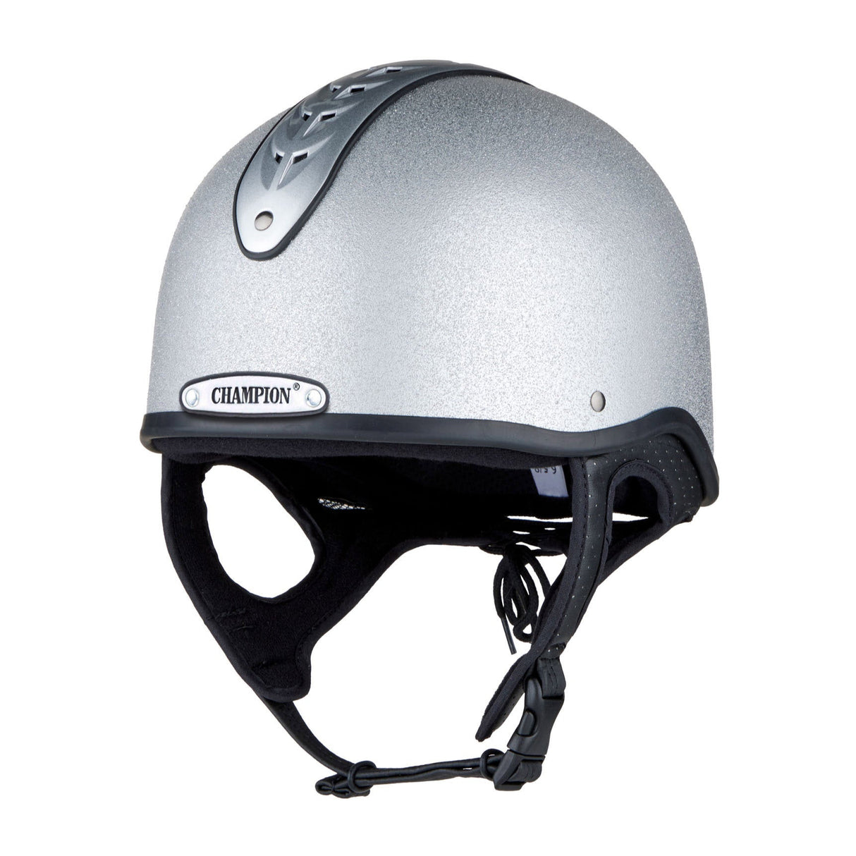 Champion Revolve Junior X-Air Nova Jockey Helmet #colour_silver