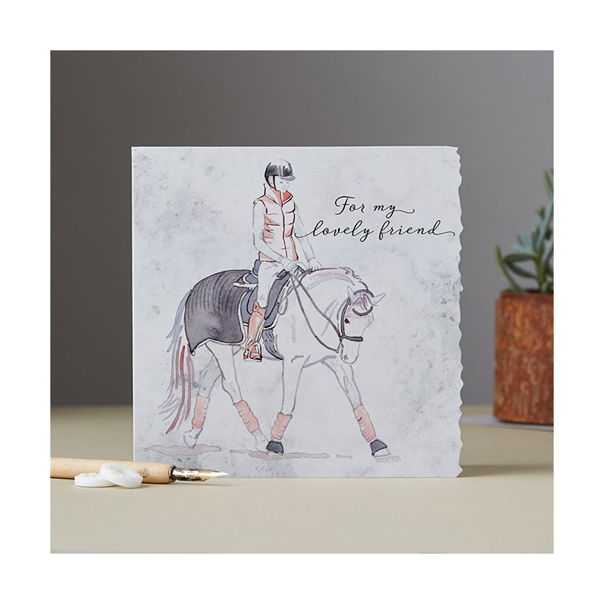 Deckled Edge Fanciful Dolomite Card