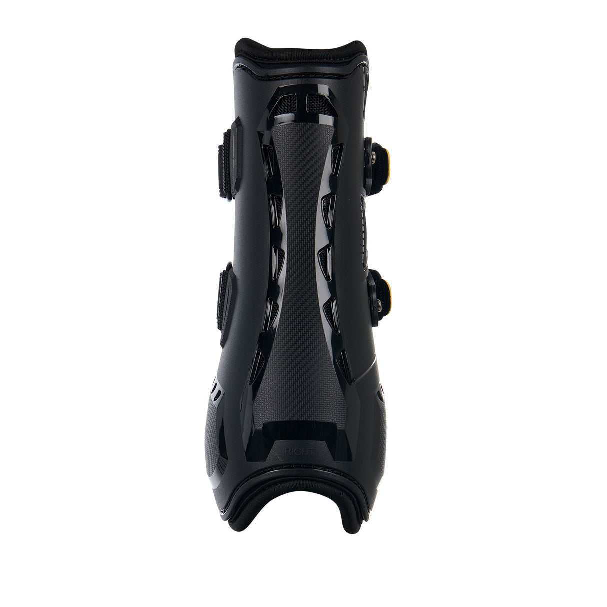 Equestro Tendon Boots In Polyurethane And Neoprene #colour_black
