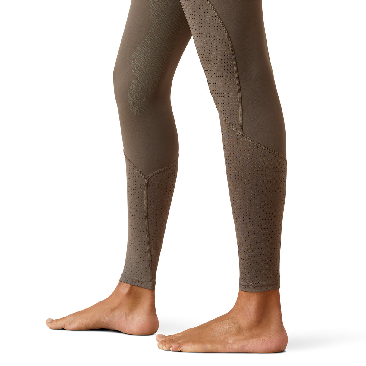 Ariat Women's Breathe Eos Half Grip Recycled Materials Tights #colour_plum-grey