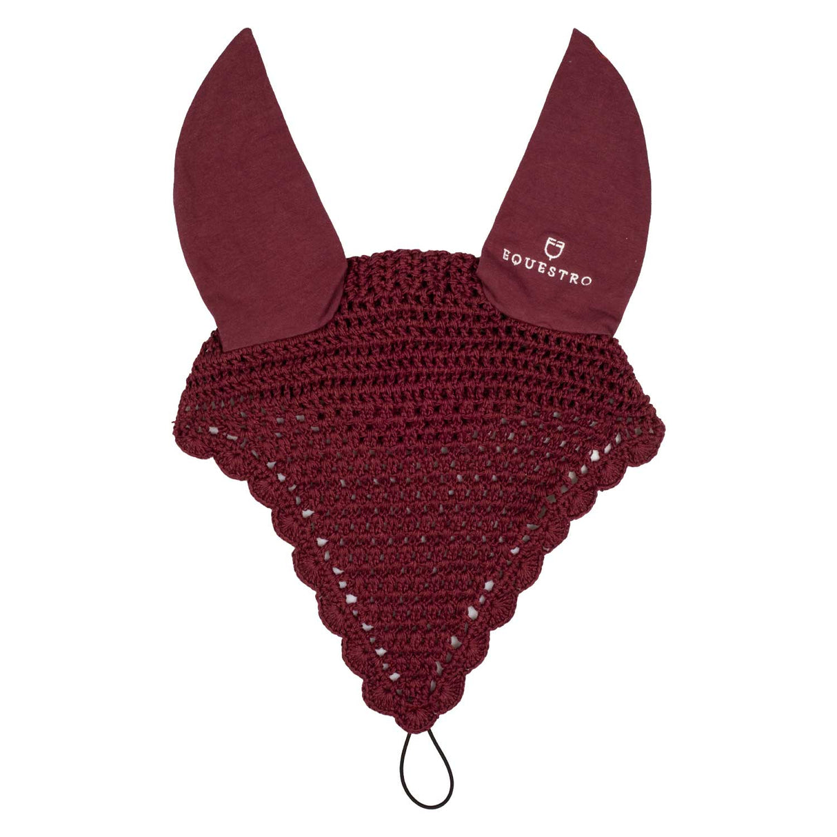 Equestro Cotton Fly Veil With Noseband Attachment