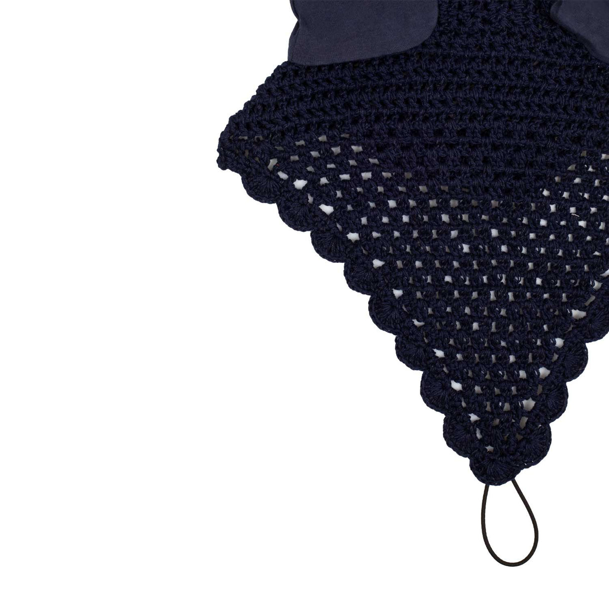 Equestro Cotton Fly Veil With Noseband Attachment