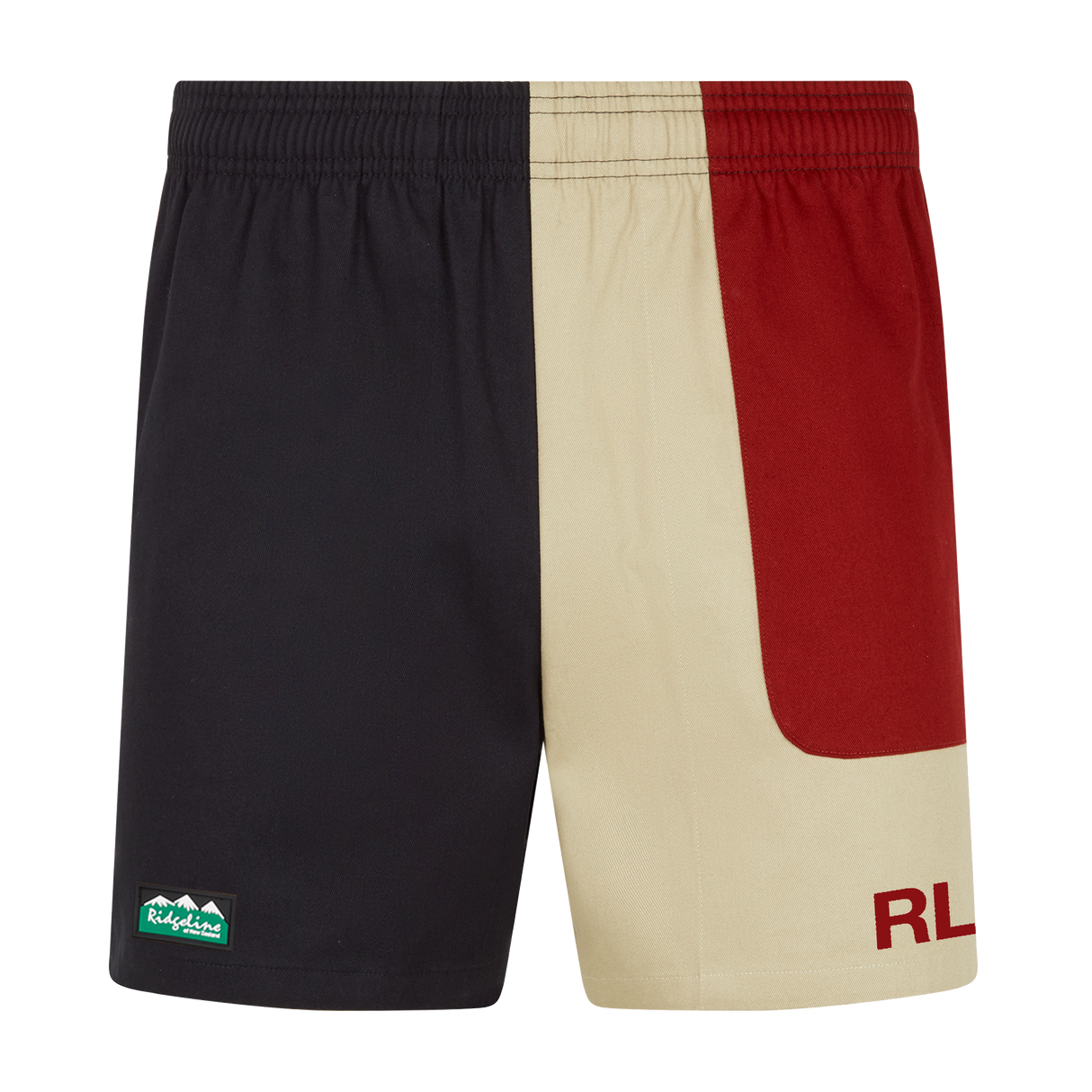 Ridgeline Unisex Backslider Shorts #colour_black-multi