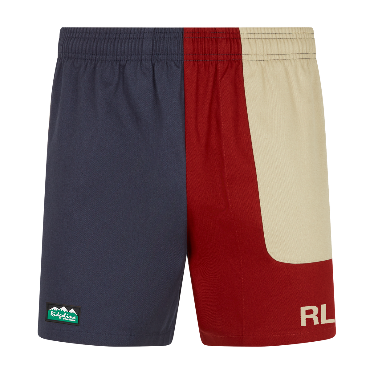 Ridgeline Unisex Backslider Shorts #colour_navy-multi