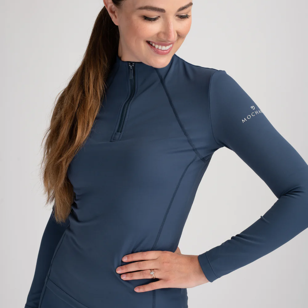 Mochara Recycled Technical Base Layer #colour_indigo-blue