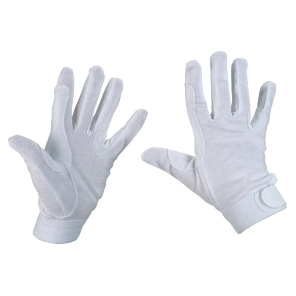 Equisential Cotton Riding Glove #colour_white
