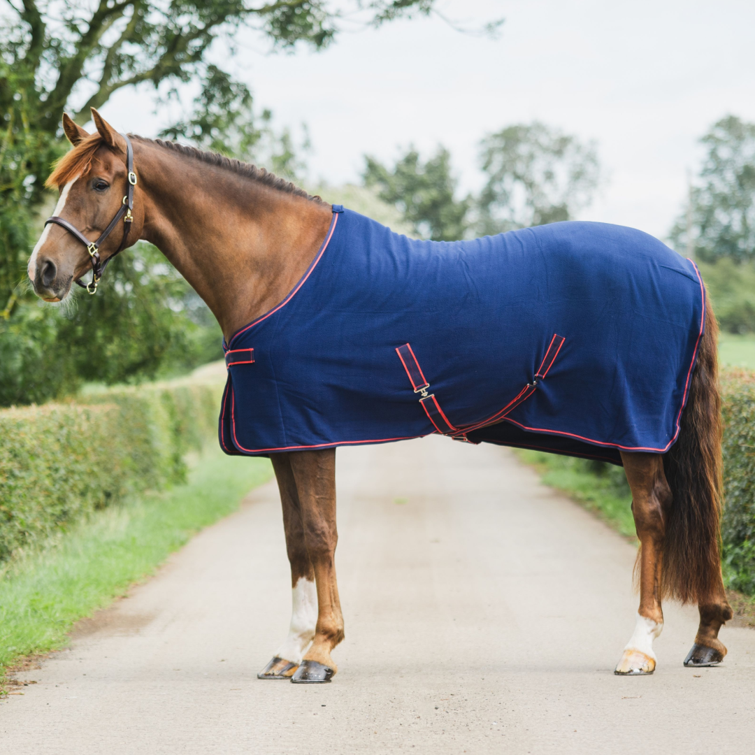 Equi-sential Fleece Cooler #colour_navy-red-navy