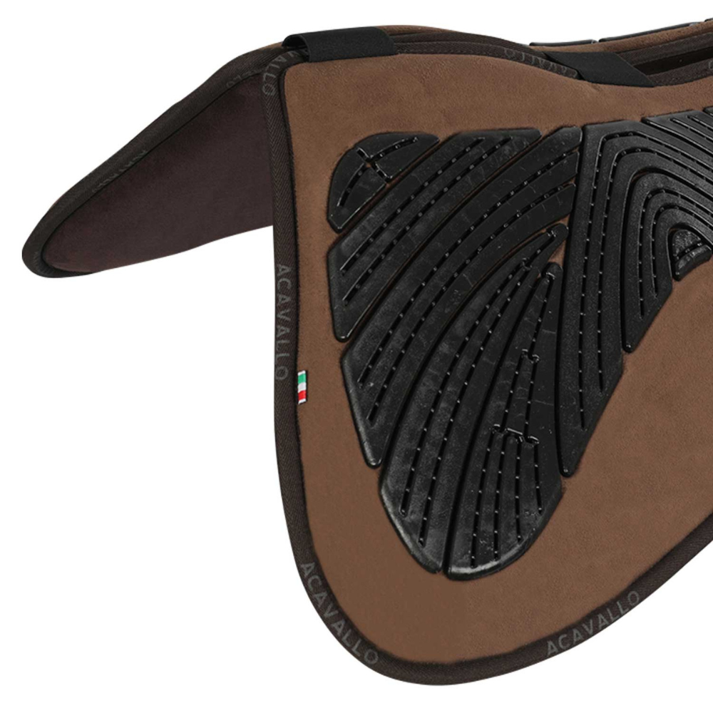 Acavallo Pad Mf Hps Cw-Fs Suede Gel Grip Flat #colour_brown