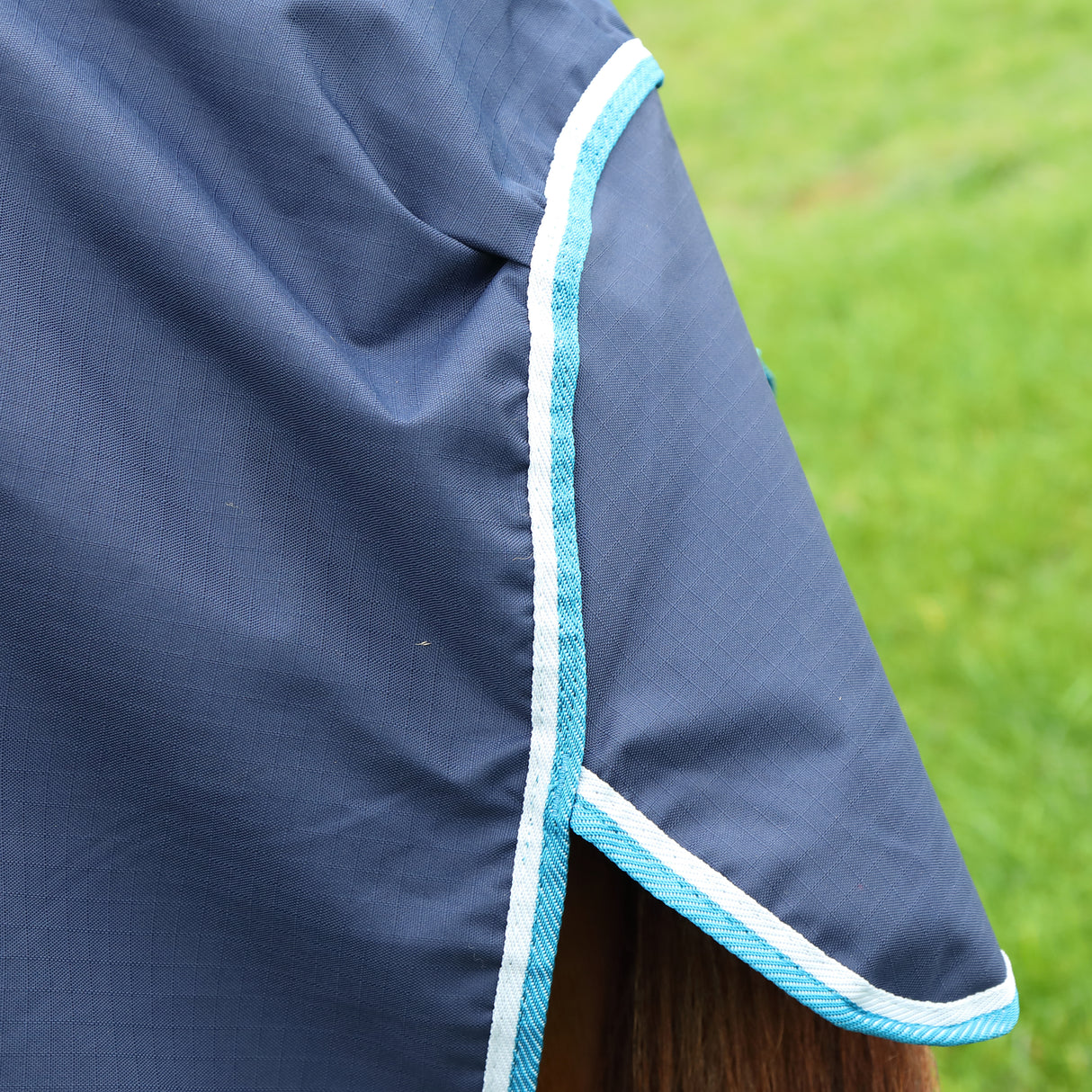 Bridleway Ontario Lite Combo Turnout Rug #colour_navy