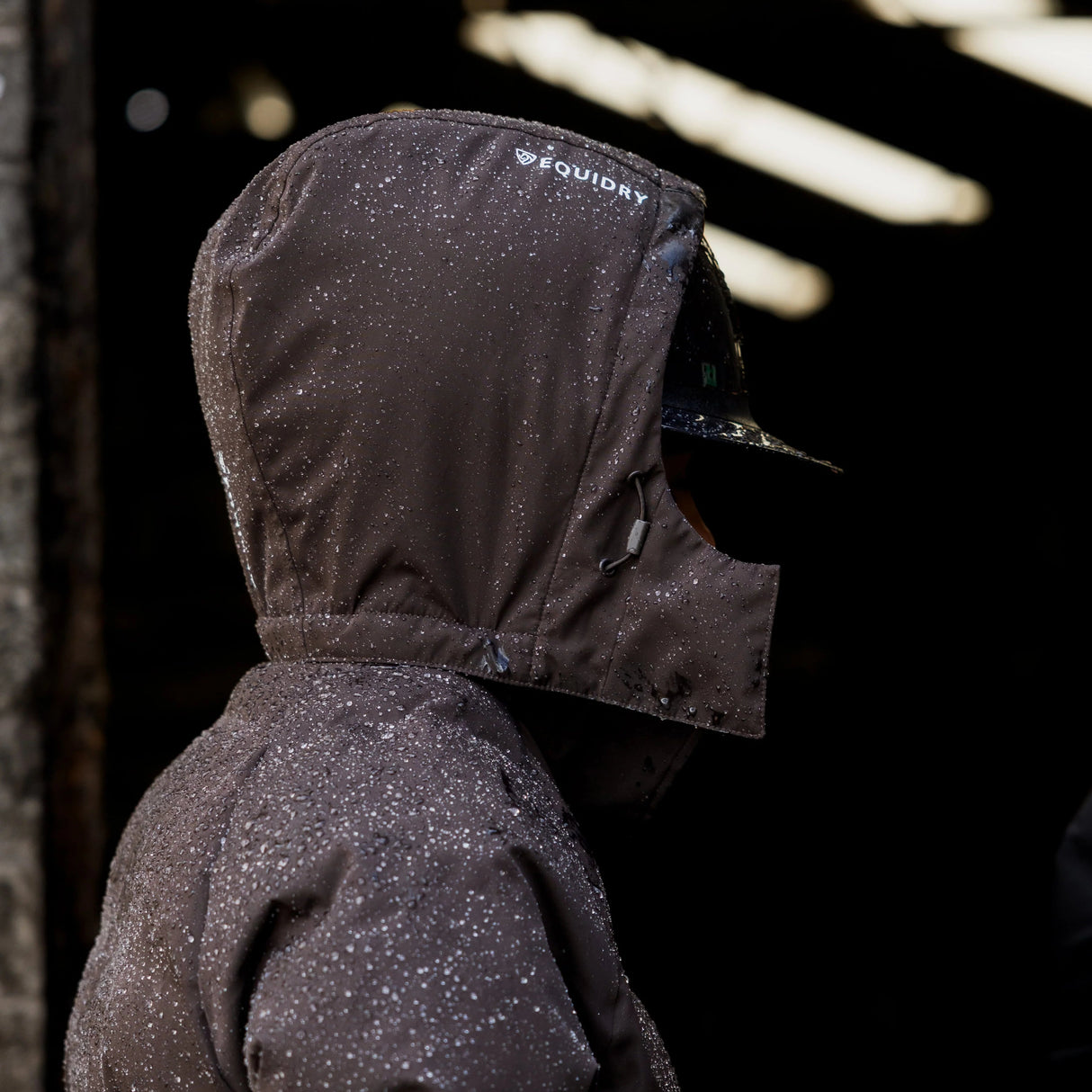 EQUIDRY Women's Talia Waterproof Puffer Jacket #colour_brown