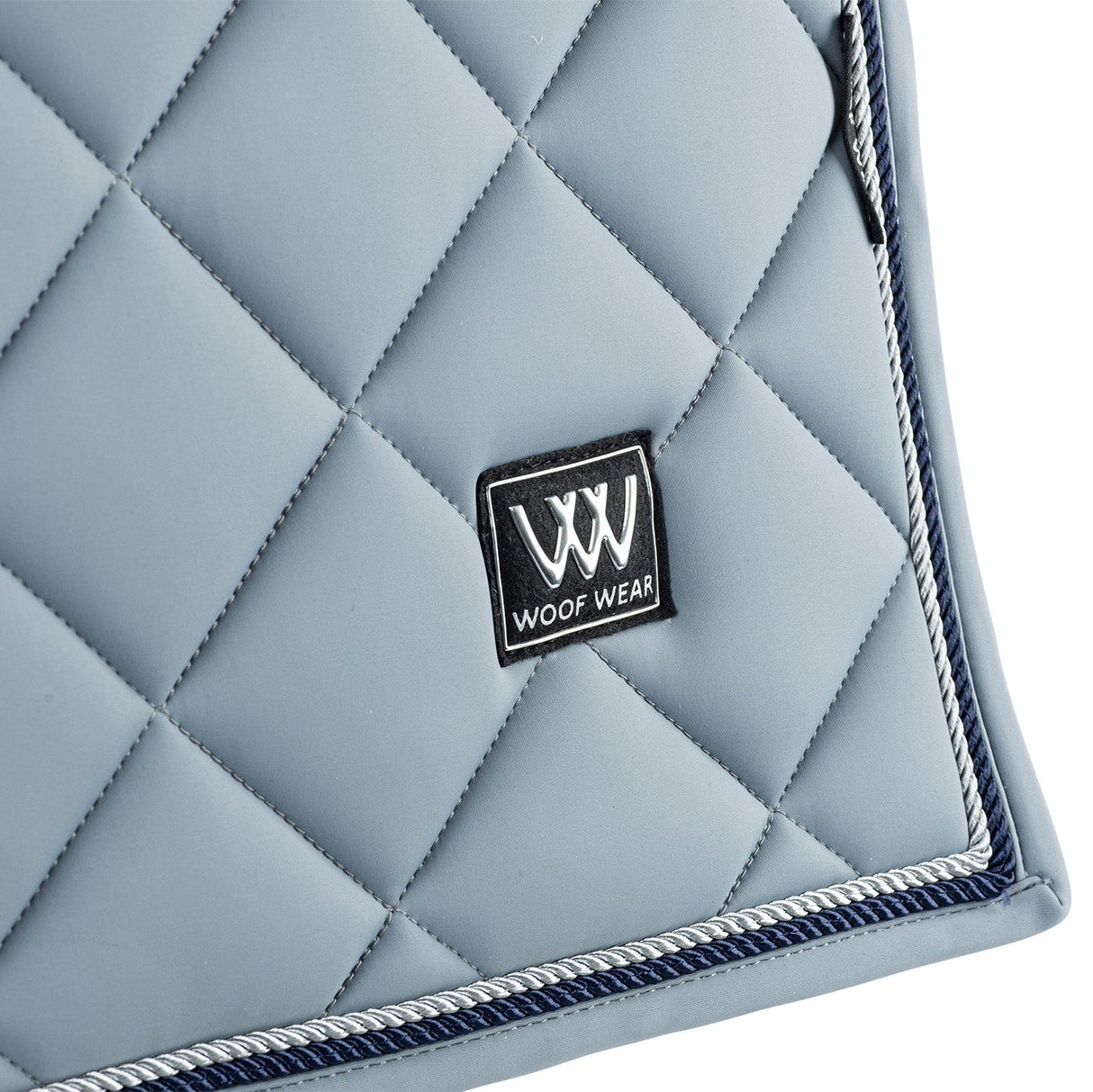 Woof Wear Vision Aura Dressage Saddle Pad #colour_steel-blue