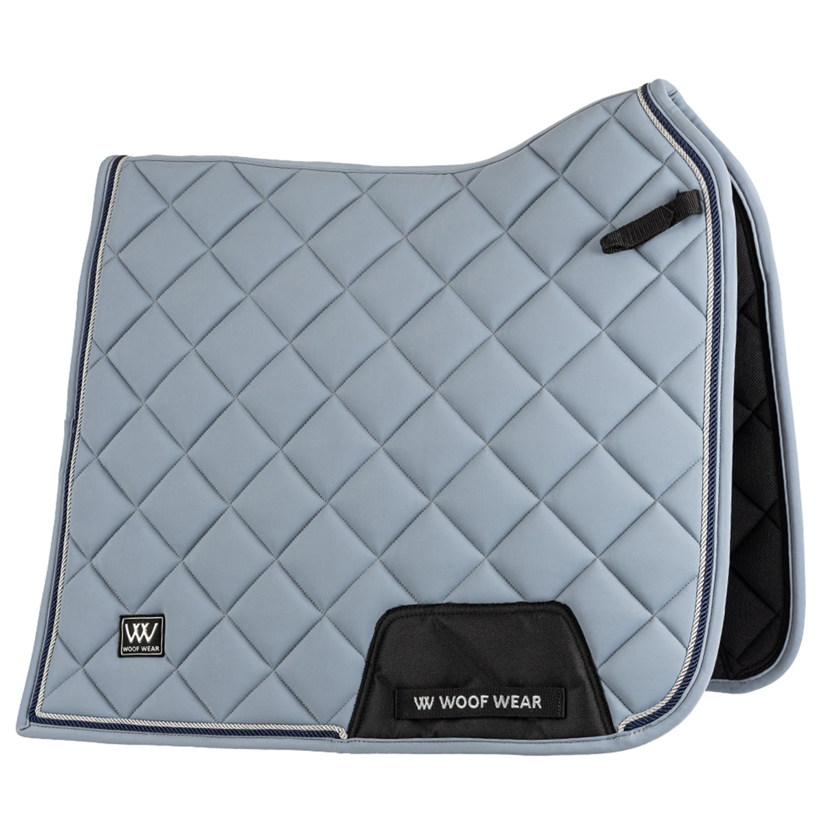 Woof Wear Vision Aura Dressage Saddle Pad #colour_steel-blue