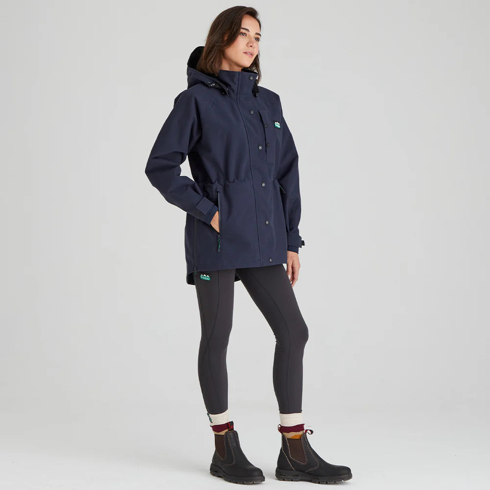 Ridgeline Womens Monsoon Classic Jacket #colour_navy