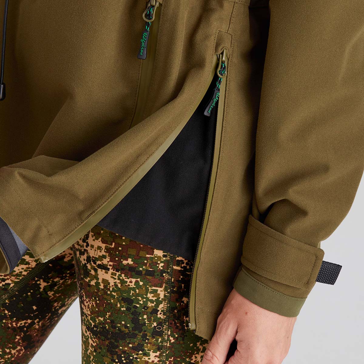 Ridgeline Womens Monsoon Classic Smock #colour_teak