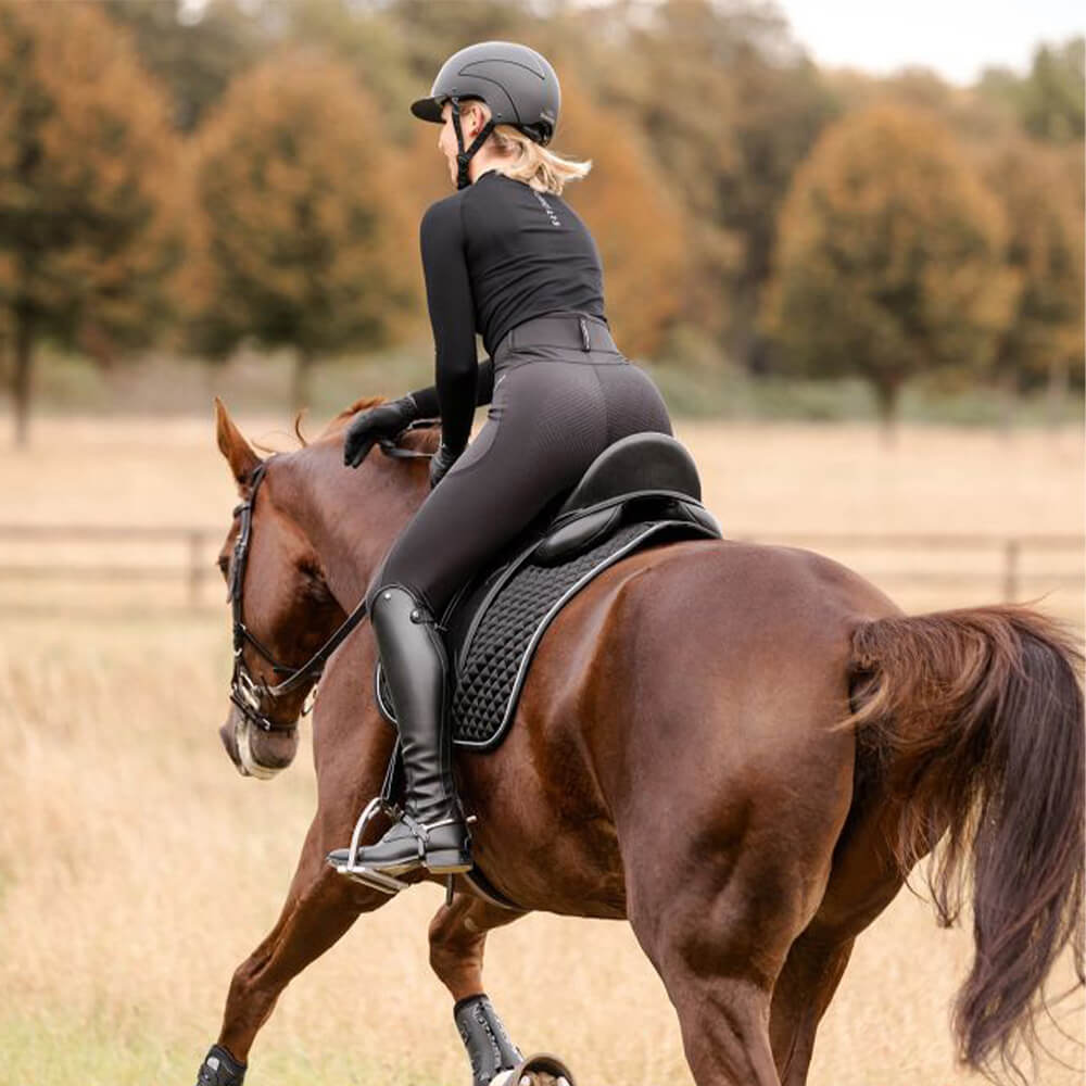 Waldhausen Horse Fashion Felix Glam Saddle Pad #colour_black